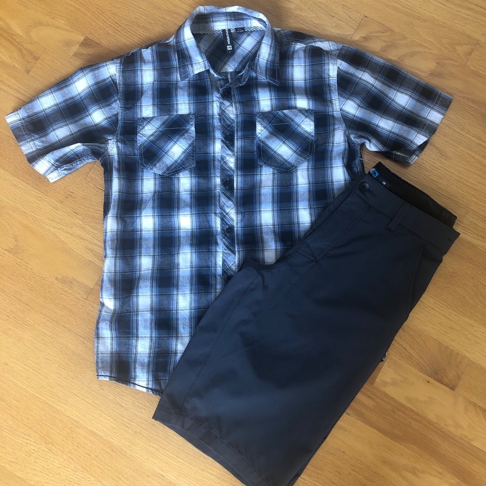 Ocean Current Button Down Shirt